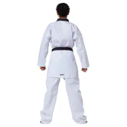 KWON VICTORY Taekwondo dobok - Sort krave - WT