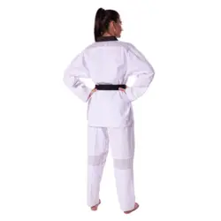 KWON "PREMIERE PLUS" Taekwondo dobok - hvid krave - WT-godkendt