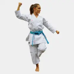 ARAWAZA Black Diamond Kata Karate gi (Womens Cut) - 12 oz. - WKF