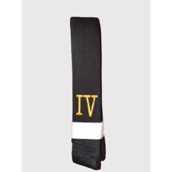 Grads brodering på Taekwondo bælte (Romertal)