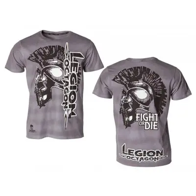 Legion Octagon "Fight or Die" - Grå T-Shirt