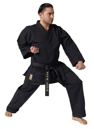 KWON TRADITIONEL Karate gi -  Sort - 12 oz.