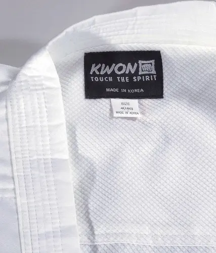KWON KOUSOKU Super Slim-fit Kumite Karate gi - 4.5 oz. - WKF