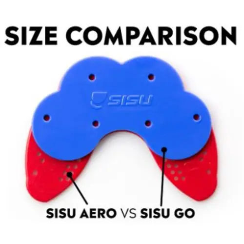 SISU GO 1.6 trænings-tandbeskytter - Dækker fra hjørnetand til hjørnetand.