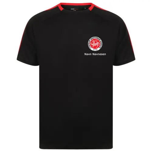Lystrup Shotokan Karate-Do  Voksen T-shirt - Sort/rød