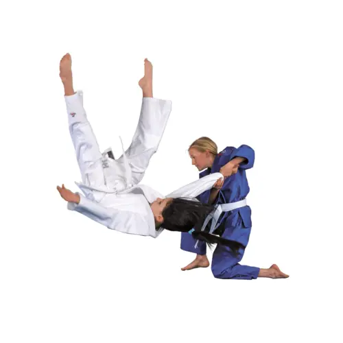 DANRHO YAMANASHI Judo Gi med skulderstriber - 420g - Hvid