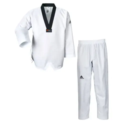Adidas "ADI-Champ IV" - Taekwondo dobok - sort krave - WT