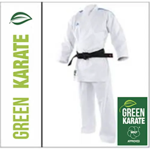 Adidas " ADI-LIGHT PRIME GREEN" Kumite Karate Gi - 4 Oz. - WKF - K192