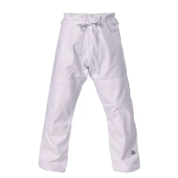 DANRHO  Judo Gi Bukser - 380g - Hvid - med snørre
