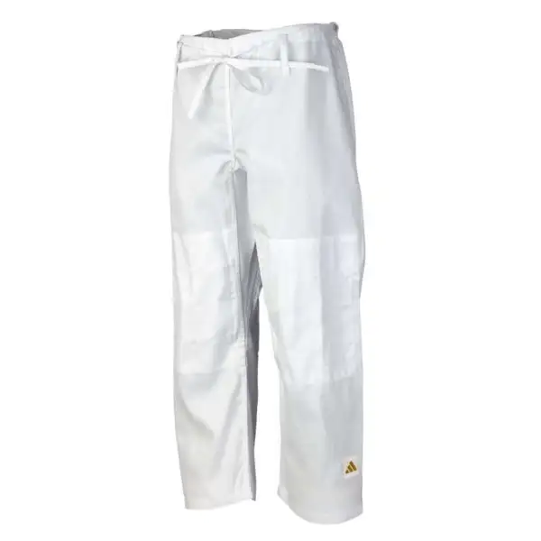 Adidas "CLUB" Judo Gi - 350g - Hvid m. guld striber