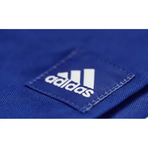 Adidas "CLUB" Judo Gi - 350g - Blå m. hvide striber