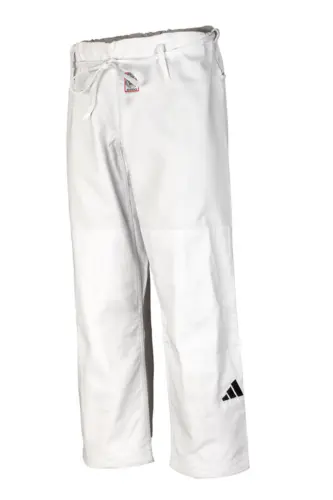 Adidas "CHAMPION III IJF - Regular-Fit" - Judo Gi - 750g - Hvid m. sorte striber