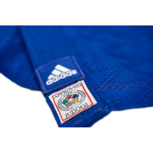 Adidas "CHAMPION III IJF - Regular-Fit" - Judo Gi - 750g - Blå m. hvide striber