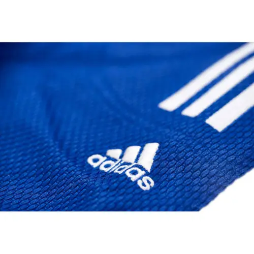 Adidas "CHAMPION III IJF - Regular-Fit" - Judo Gi - 750g - Blå m. hvide striber