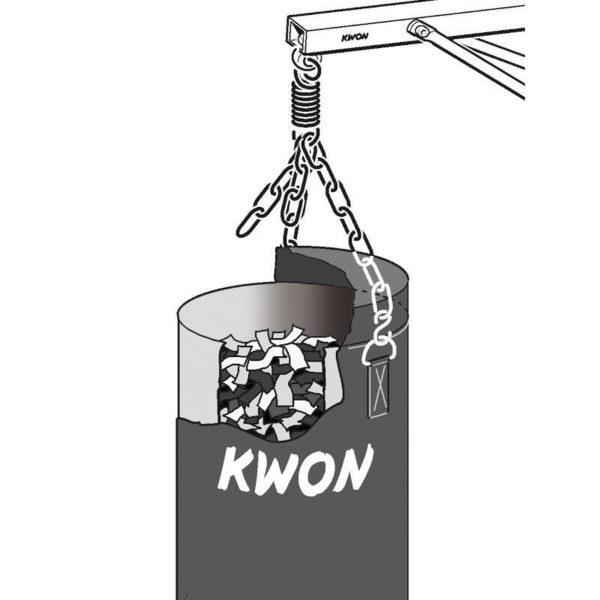 KWON Sandsæk fyldt - 100cm-180cm - Blå