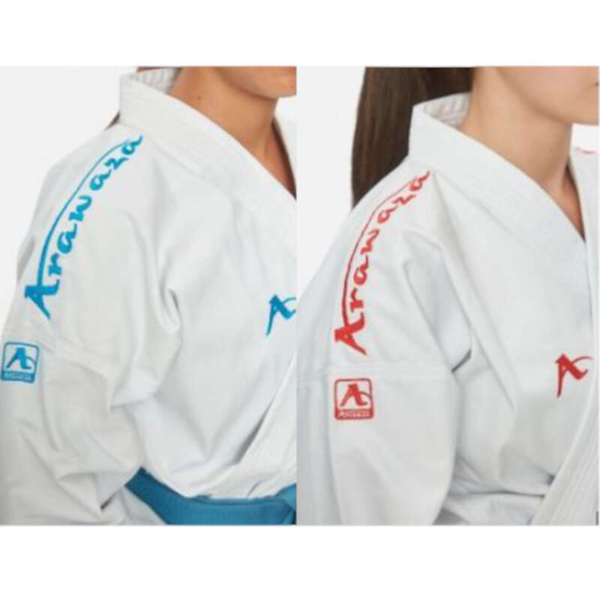 ARAWAZA De Luxe Evo RØD og BLÅ Combo - Kata Karate gi - 13 oz. - WKF