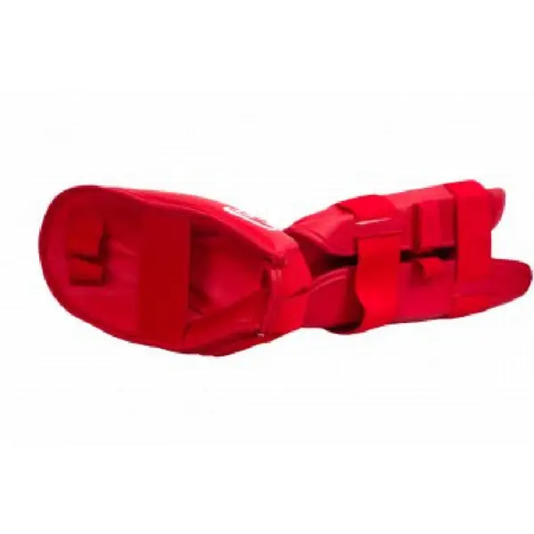 BESTSPORT fod og benbeskytter - Rød - WKF-godkendt