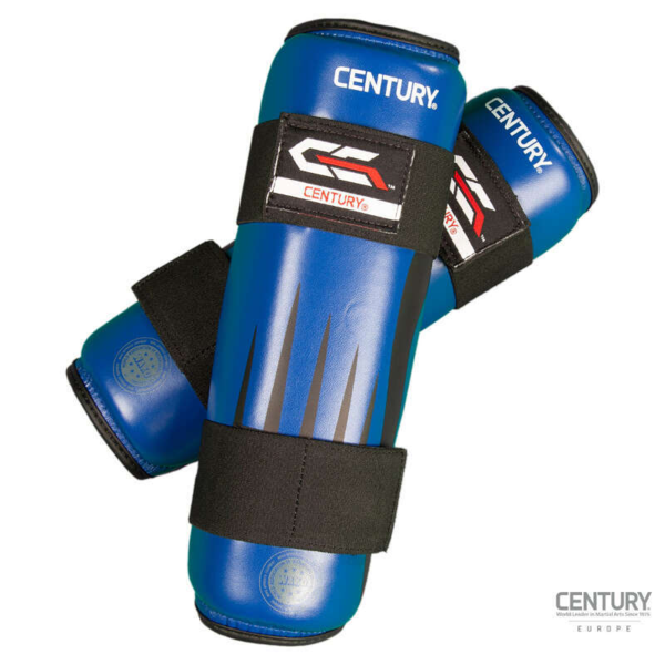 CENTURY Shin Guards "C-GEAR Integrity" - WAKO - Rød - Blå