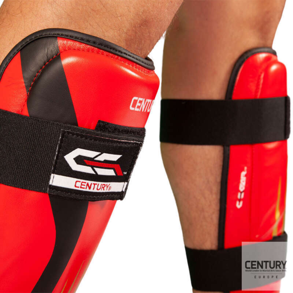 CENTURY Shin Guards "C-GEAR Integrity" - WAKO - Rød - Blå