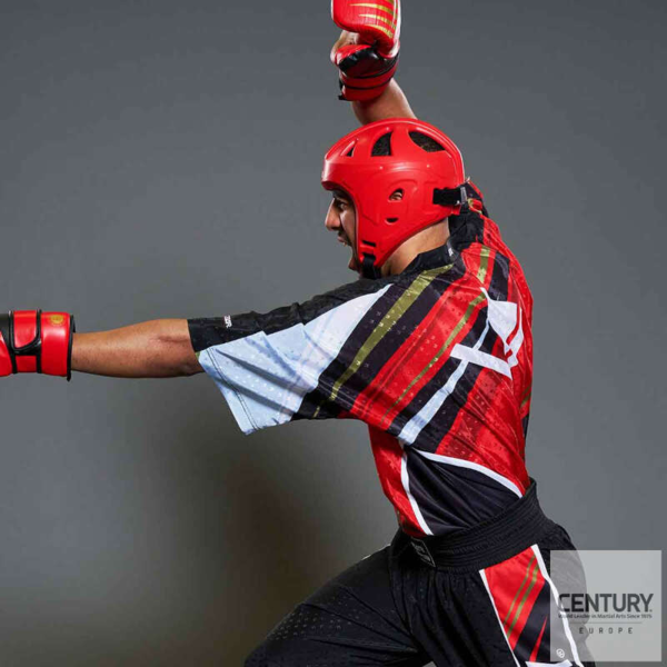 CENTURY Kamp T-Shirt "C-GEAR Integrity" - WAKO - Rød - Blå