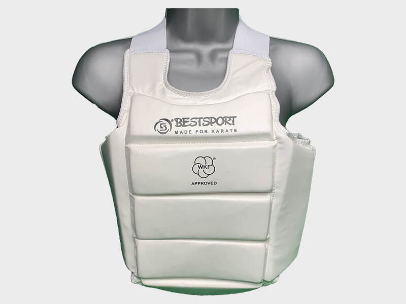 Kampvest U14 Bestsport - WKF-godkendt - 3,5 cm