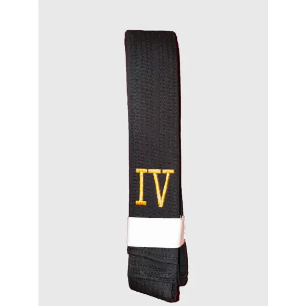 Grads brodering på Taekwondo bælte (Romertal)