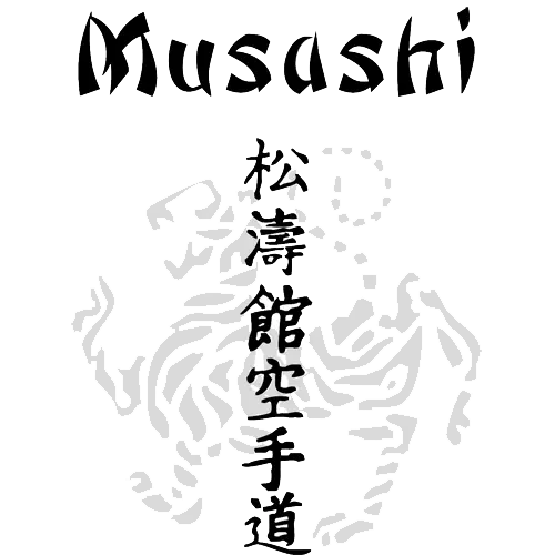 Musashi Shotokan Karate-Do Klubmærke broderet på gi - 8,5 cm