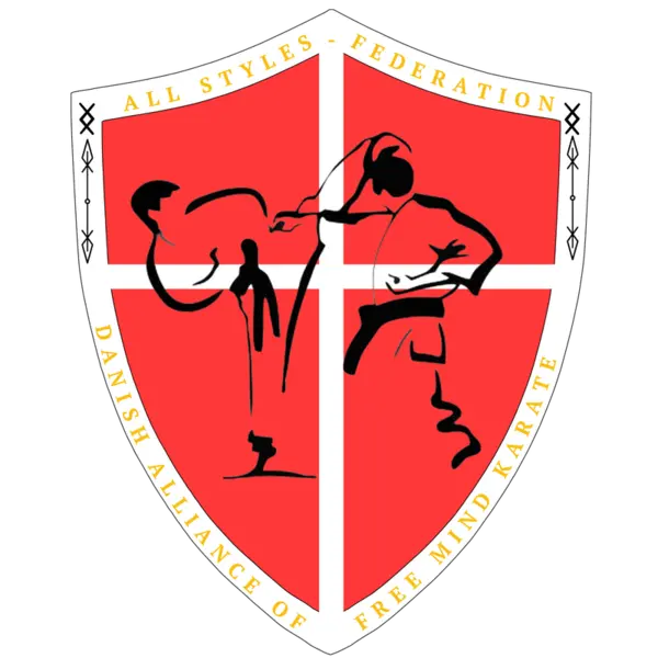 DKA logo broderet på gi