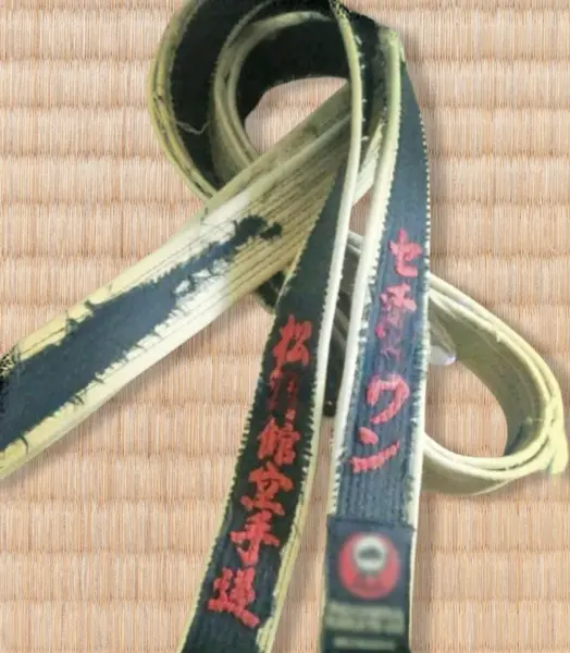 KAZARI Sort bælte - Ægte Silke - Traditionel Japansk brodering - 4,5 cm