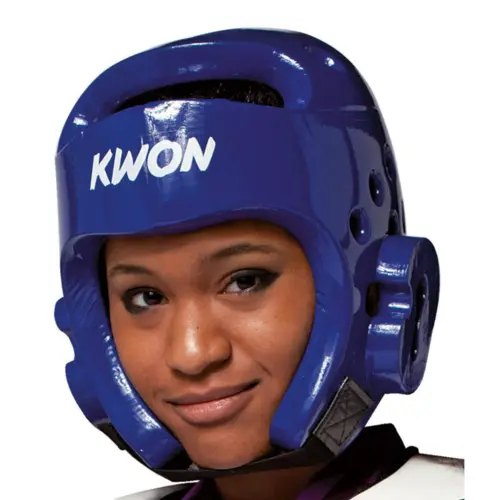KWON Taekwondo hjelm CE - WT Rød - Blå