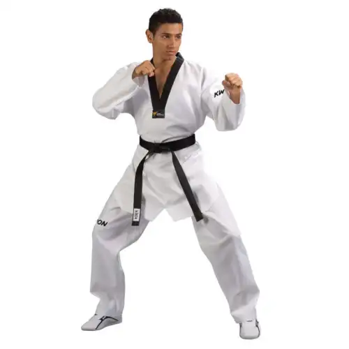 KWON "STARFIGTHER" Taekwondo dobok - m/ sort krave - WT