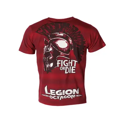 Legion Octagon "Fight or Die" - Rød T-Shirt
