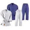 DANRHO YAMANASHI Judo Gi med skulderstriber - 420g - Blå