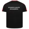 Bushido Karate Voksen T-shirt - Sort/rød