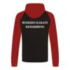 Bushido Karate Hoodie Sort/rød