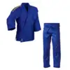Adidas "CLUB" Judo Gi - 350g - Blå m. guld striber