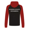 Bushido Karate Kibæk Hoodie Sort/rød