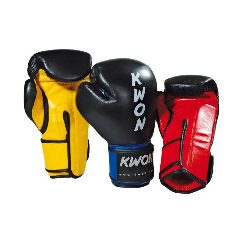Morgen Rettidig Formen KWON KO CHAMP Kickboxing handske - 10 oz/12 oz - Læder fra DKK 759,00 hos  BUDOLAND