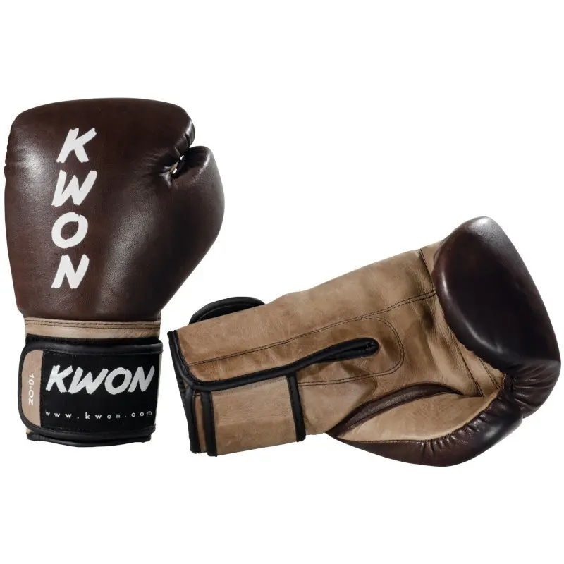 minimal garage butik KWON KO Champ Kickboxing/bokse handske - 10 oz - Læder - WKU fra DKK 769,00  hos BUDOLAND