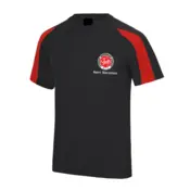 Lystrup Shotokan Karate-Do Børne T-shirt - Sort/rød