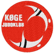 Køge Judo Klubmærke broderet på gi