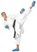 TOKAIDO HAYATE 疾風 "NST" Kumite Karate gi - MADE in JAPAN (logofri) - 8 oz.
