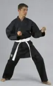 KWON SHADOW Karate Gi - Sort - 6.5 oz.