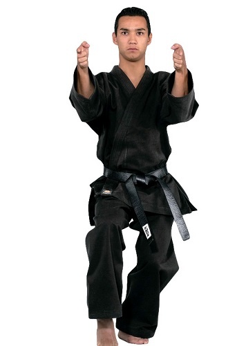 Kimono De Karaté Kumite 12 Oz - 100% Coton, Coupe Moderne, Manches Et Jambes Longues - Blanc - 10